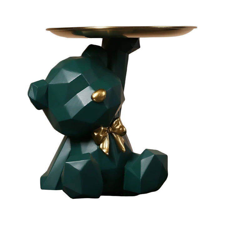 Geometric Bear Key Holder and Desk Organizer