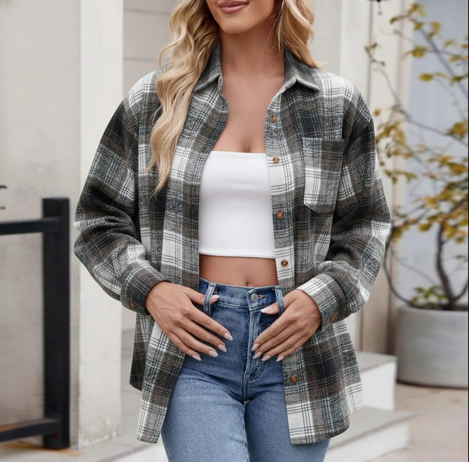 Verona Check Flannel Shirt
