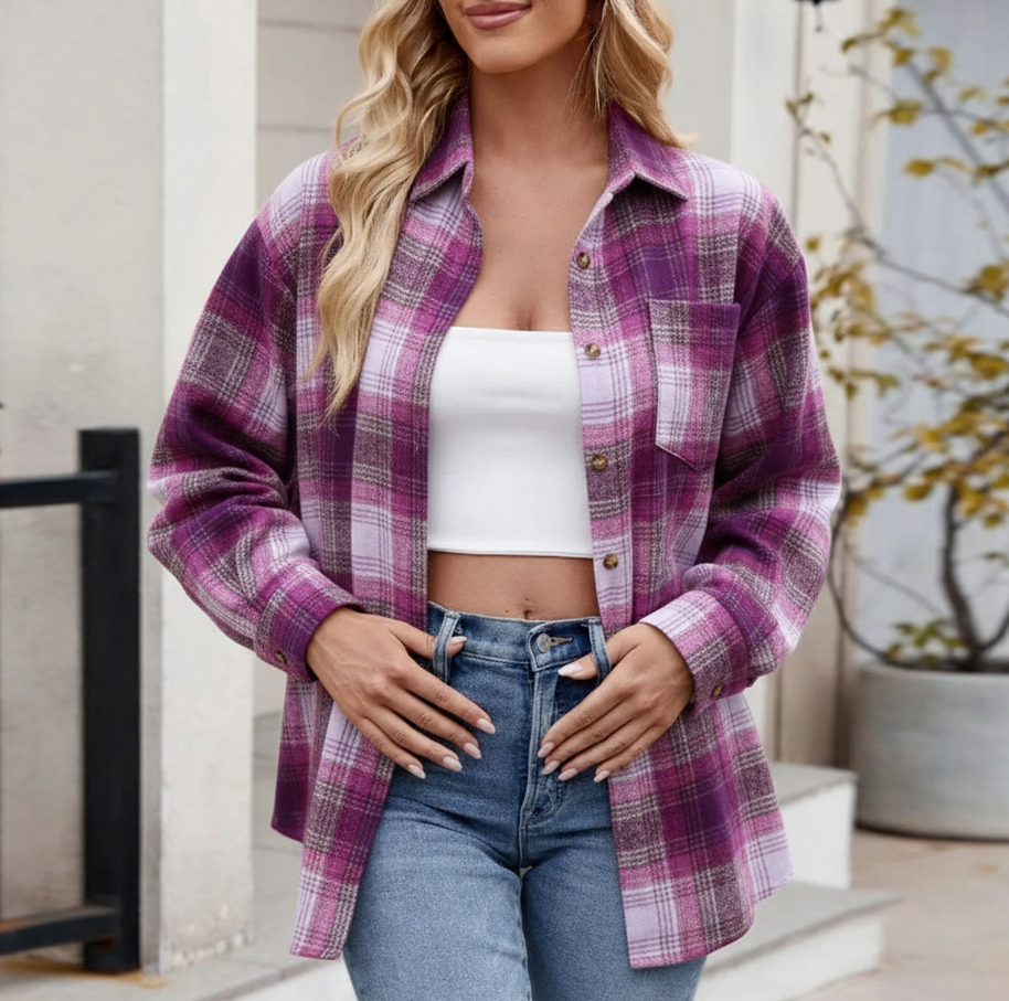 Verona Check Flannel Shirt