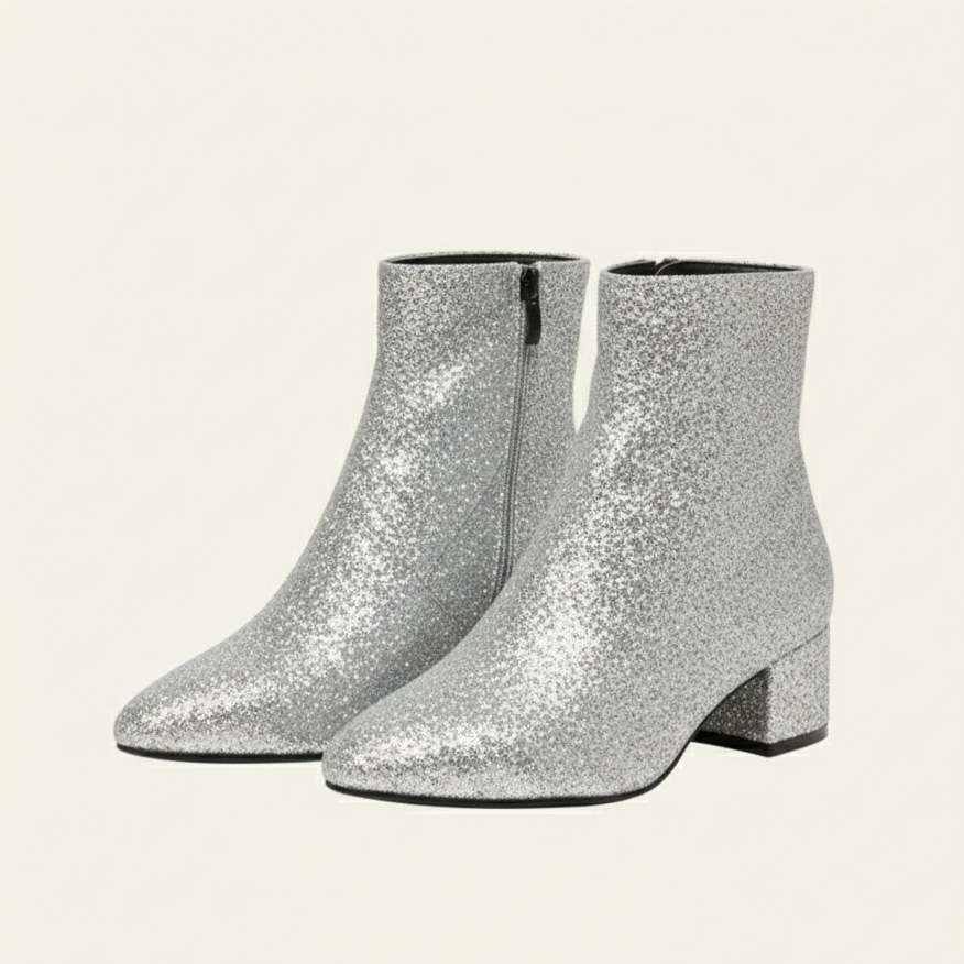 Verona Glitter Ankle Boot