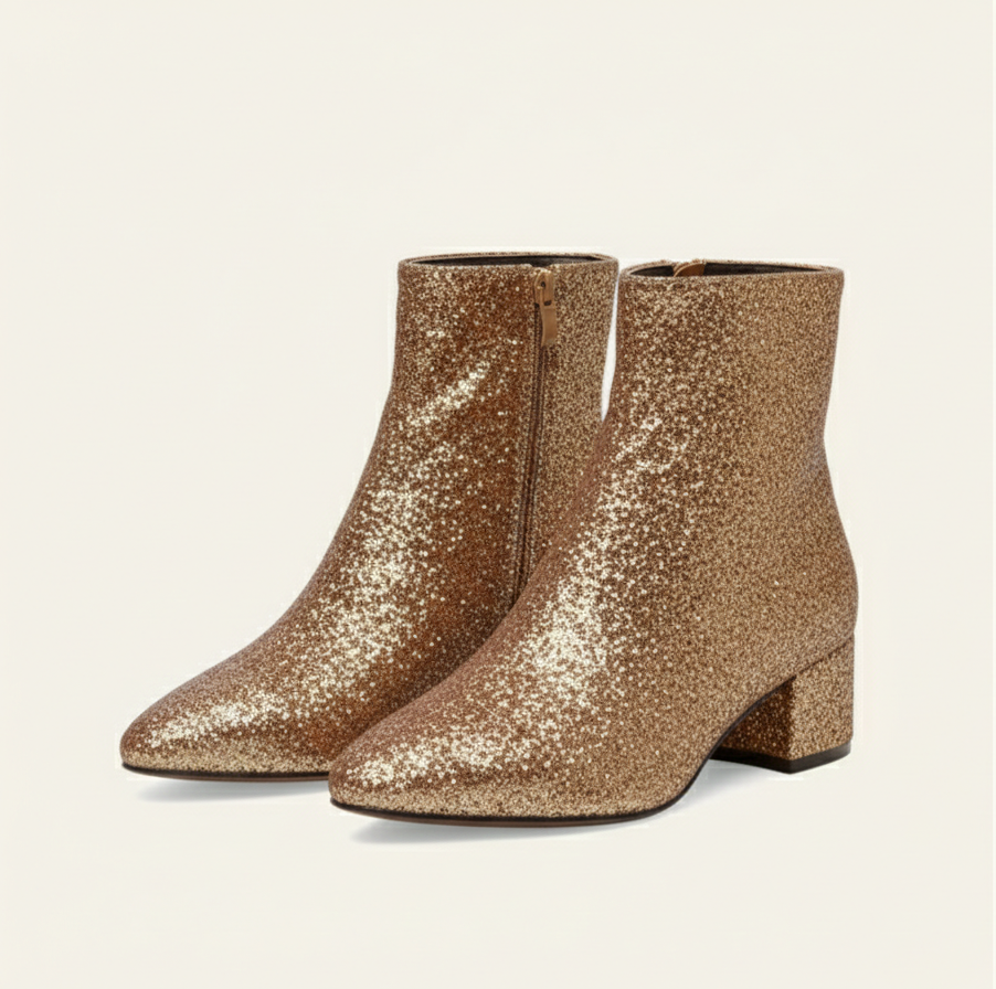 Verona Glitter Ankle Boot