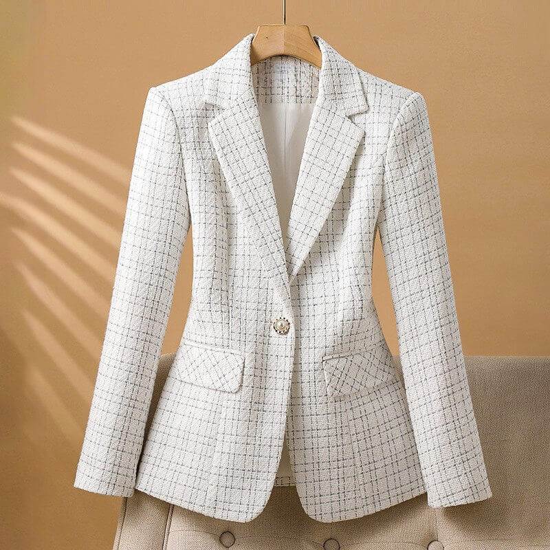 Arlette Bouclé Tweed Blazer