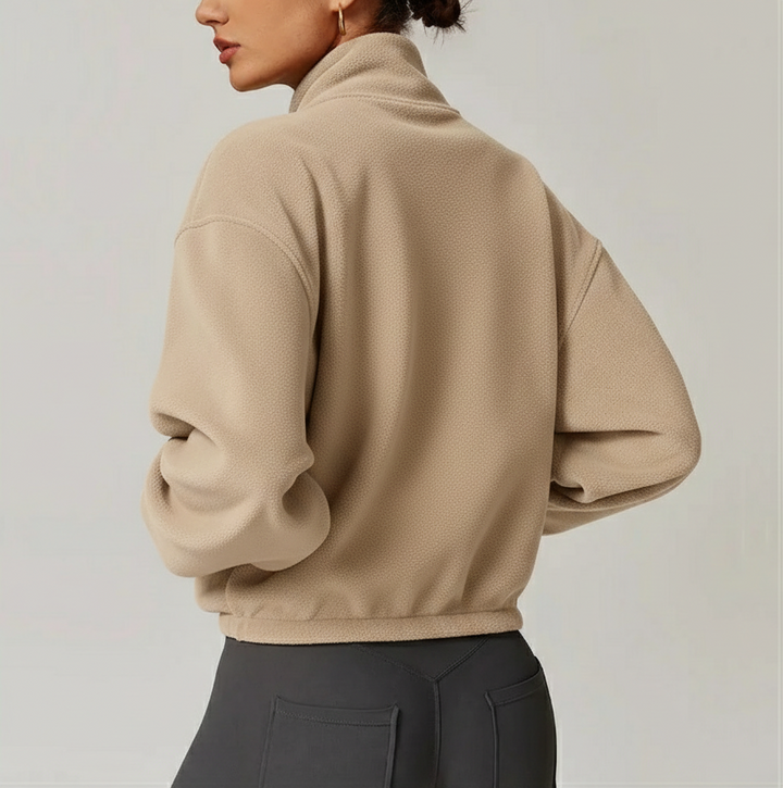 Tara Cropped Fleece Jacket