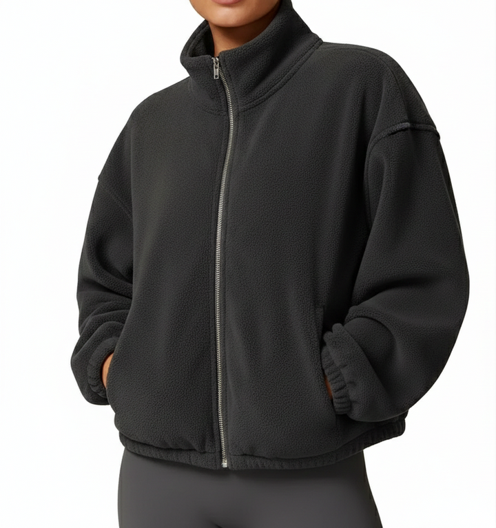 Tara Cropped Fleece Jacket