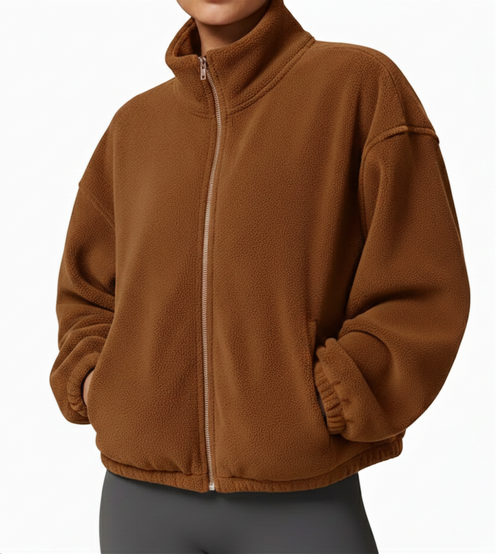 Tara Cropped Fleece Jacket