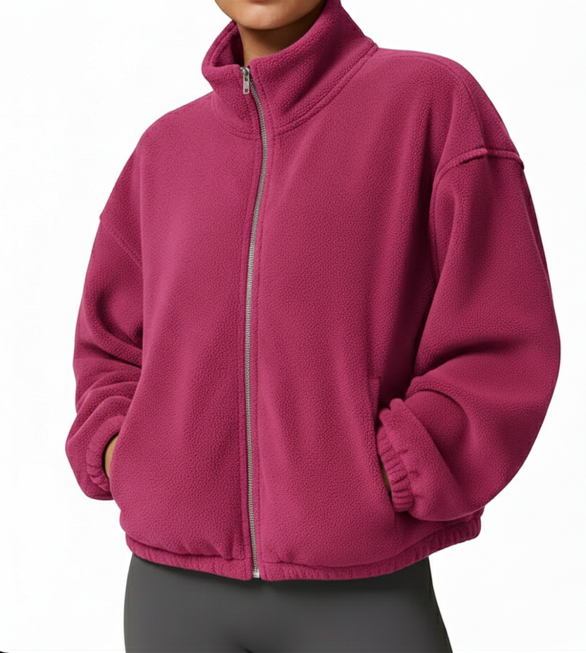 Tara Cropped Fleece Jacket
