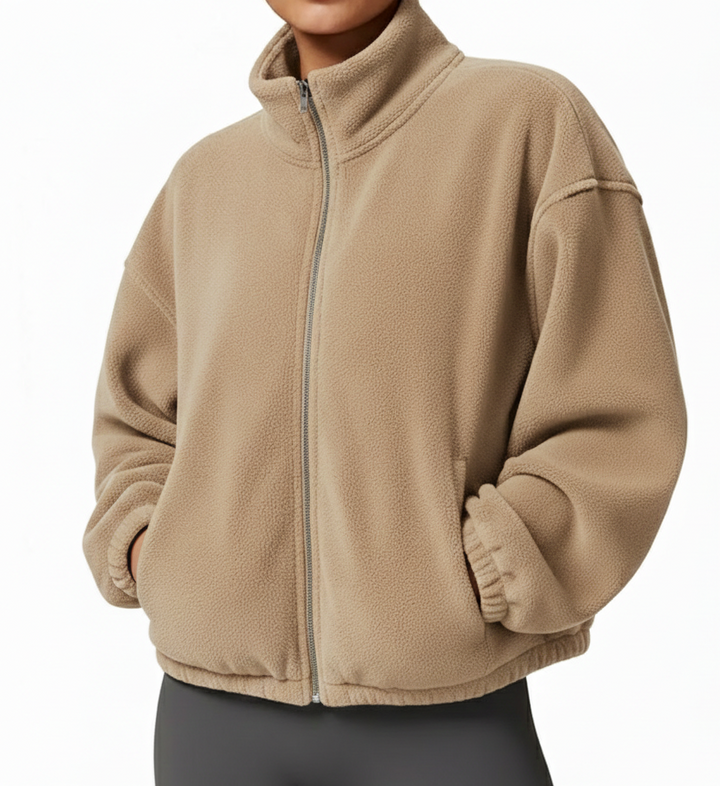 Tara Cropped Fleece Jacket