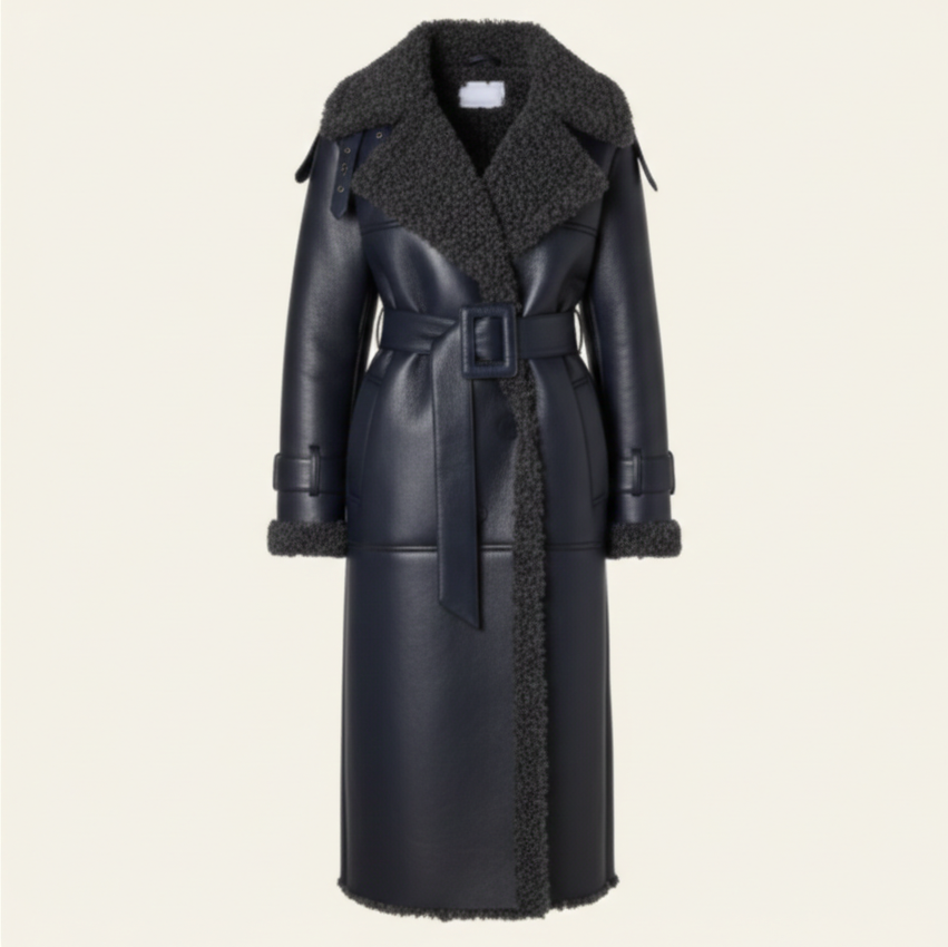 Zermatt Shearling Long Coat