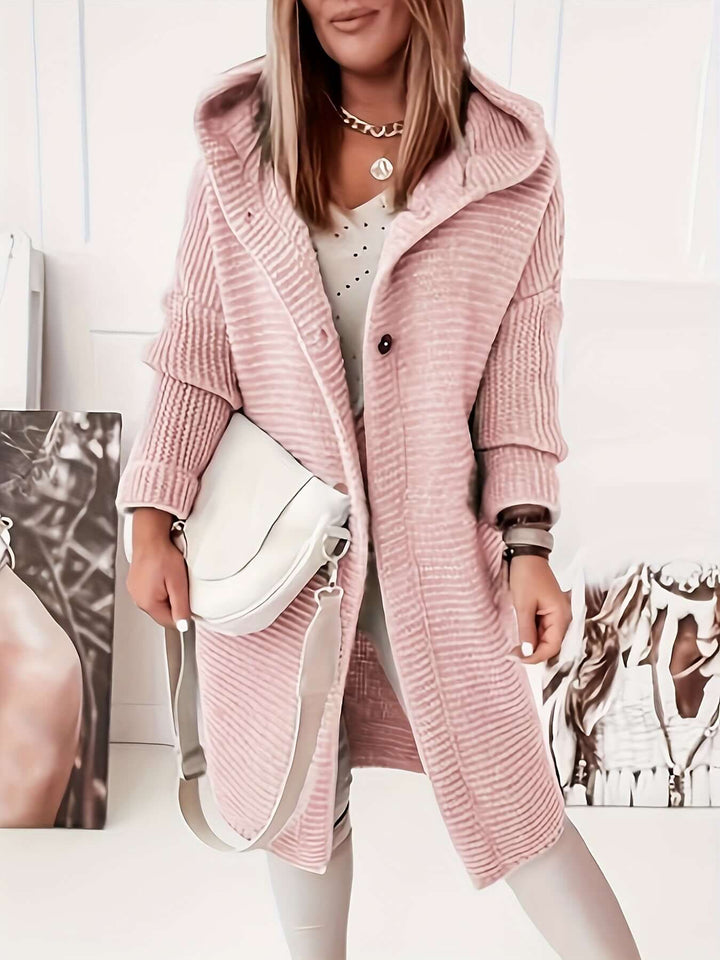 Women’s Luxury Hooded Sweater Cardigan