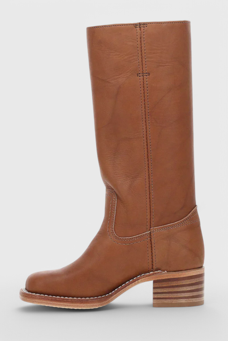 Clara Tall PU Leather Boots
