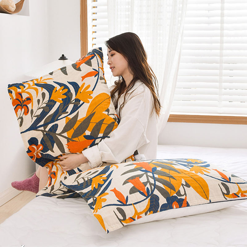 Soft Bloom Cotton Pillow Towels (2-Pack)