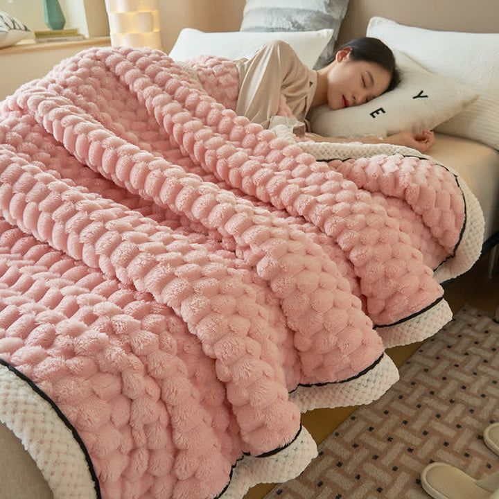 Alva Reversible Thick Coral Fleece Blanket