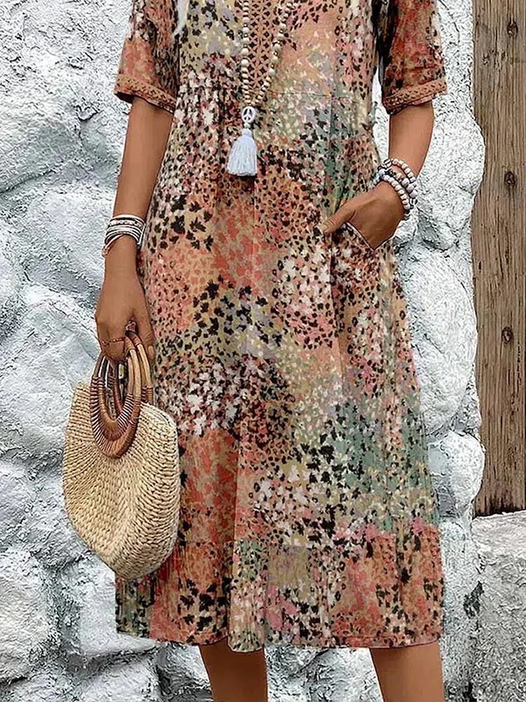 Galetta Printed Dress