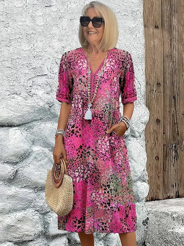 Galetta Printed Dress