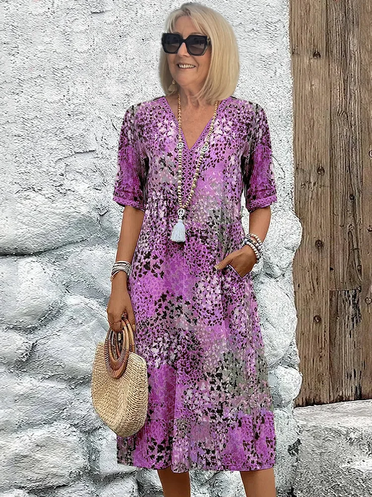 Galetta Printed Dress