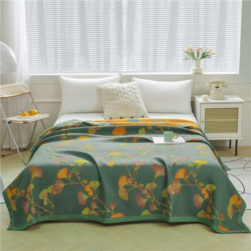 Verdona Reversible Ginkgo Leaf Quilt