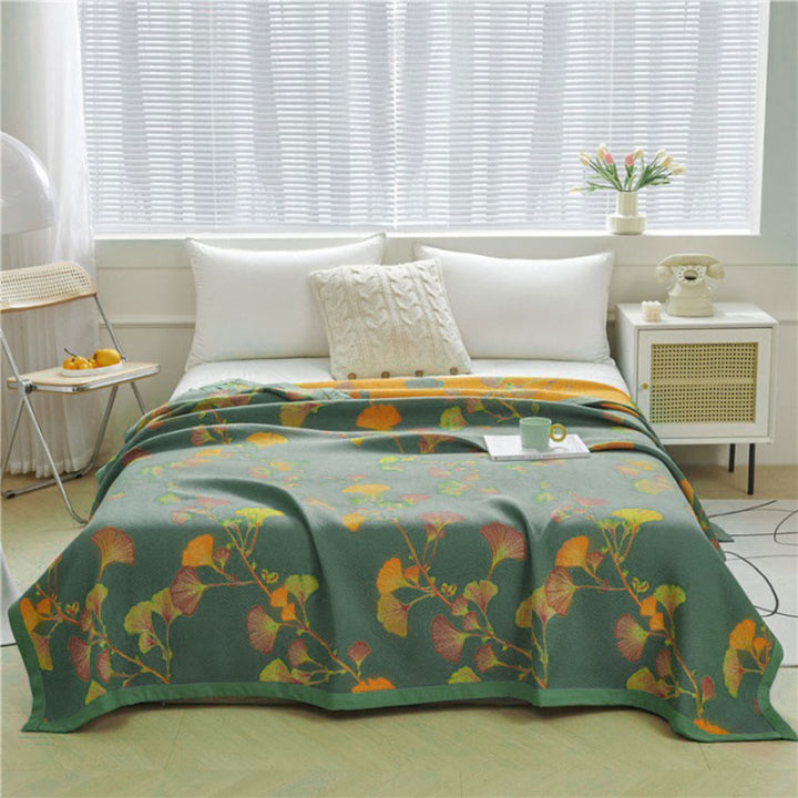 Verdona Reversible Ginkgo Leaf Quilt