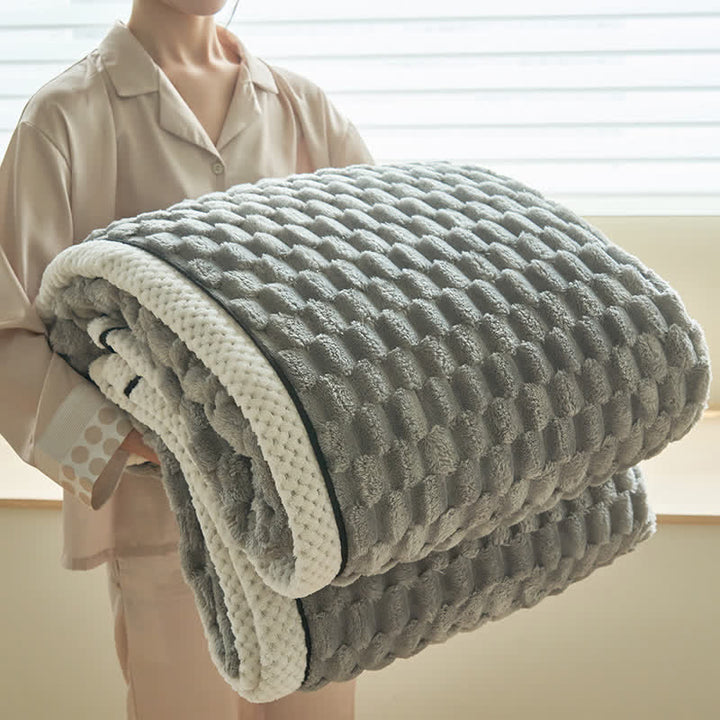 Alva Reversible Thick Coral Fleece Blanket