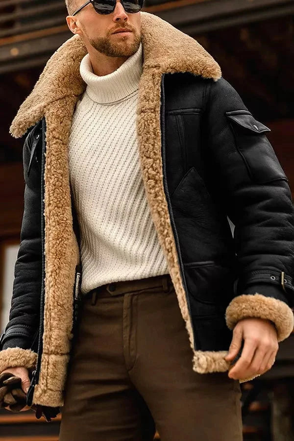 Amalfi Thick Faux Leather Jacket
