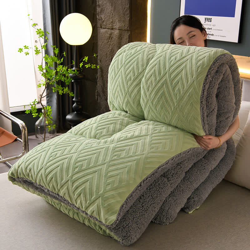 Cloudrest Quilted Sherpa Blanket