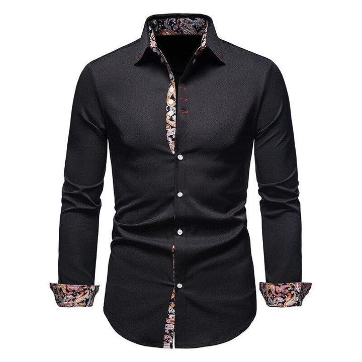 Stephen Floral Cuff Dress Shirt