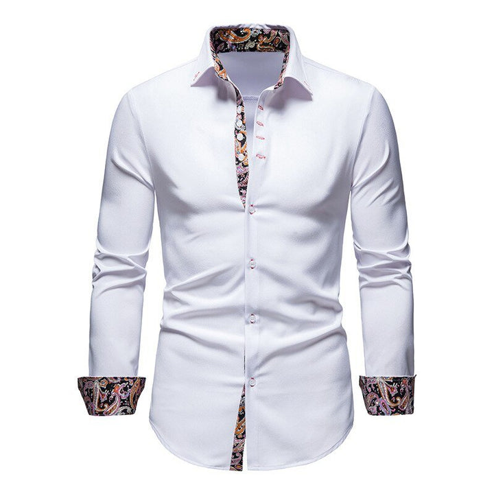 Stephen Floral Cuff Dress Shirt