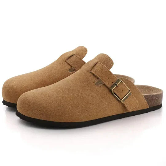Celano Suede Cork Slippers