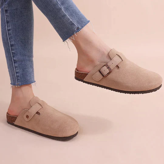 Celano Suede Cork Slippers