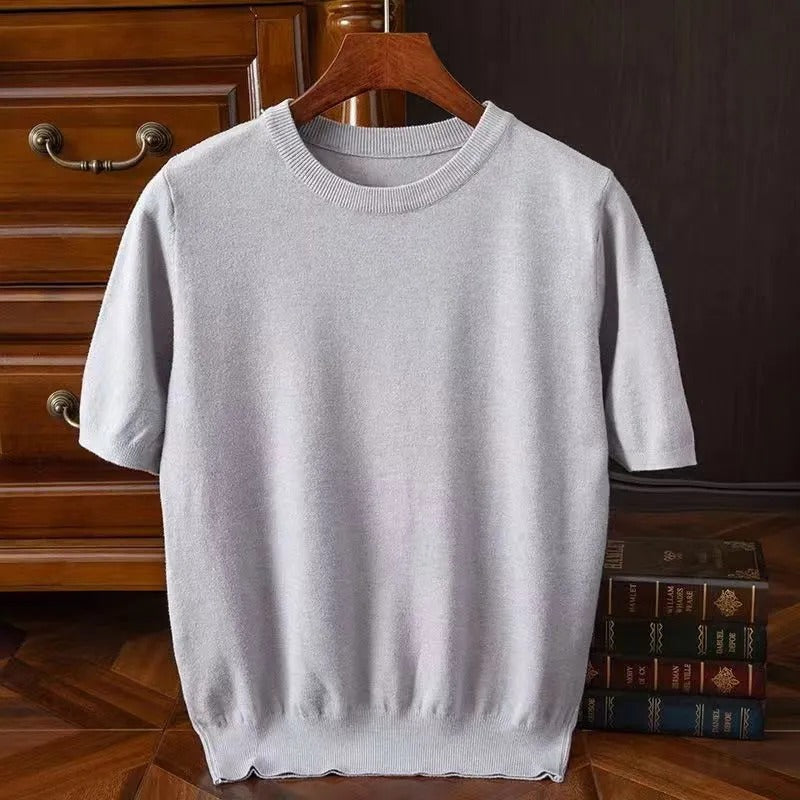 Arezzo Cashmere Tee - Edward Fraiser