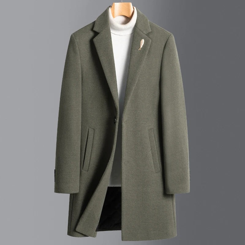 Loriento Wool Trench Coat - Edward Fraiser