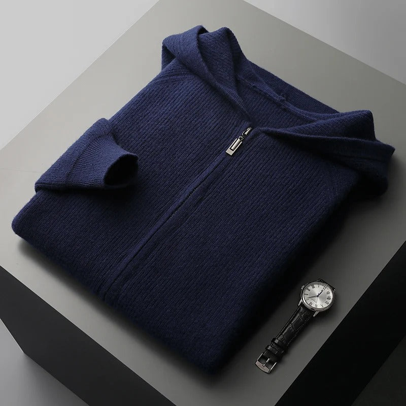 Valletta Cashmere Hoodie - Edward Fraiser