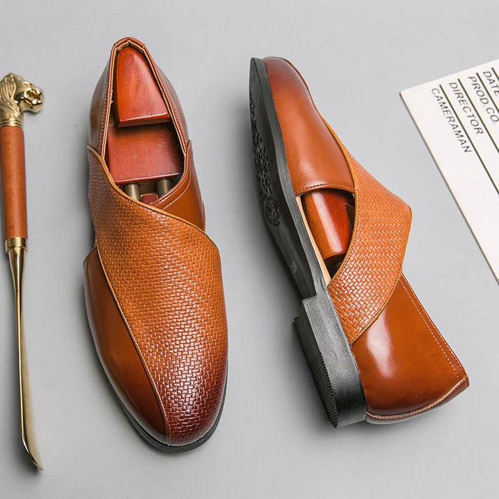 Como Genuine Leather Minimalist Men’s Loafers